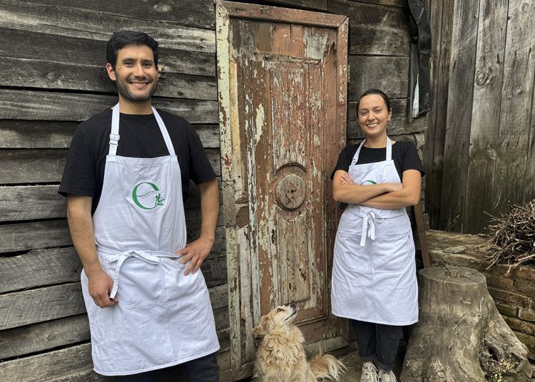 Sebastián Mardones et Ana Álamos, créateurs d'Entorno à Rengo, dans la région d'OHiggins. Photo : De Chile Al Paladar