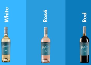 Hechizero White, Rosé y Red Blend son alternativas versátiles para disfrutar solas o como base en mocktails. Foto: Viña Santa Ema.