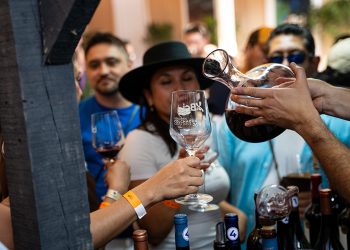 Miles de visitantes llegaron a la XXVI Fiesta de la Vendimia de Colchagua para disfrutar de vinos de alta gama gastronomía local y música en vivo. Foto: Viñas de Colchagua.