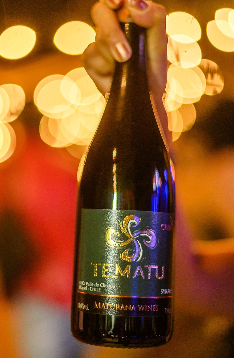 Tematu y todas las líneas de vinos de Maturana Winery estuvieron disponibles para la gran cantidad de asistentes. Foto: Nick Charlesworth.